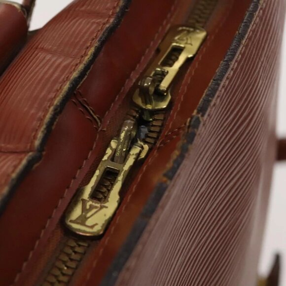 LOUIS VUITTON Epi Coblanc Shoulder Bag Brown M52293 LV Auth 120747 - Picture 10 of 14